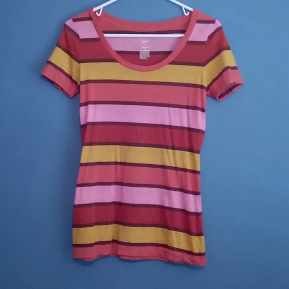 Striped casual tee